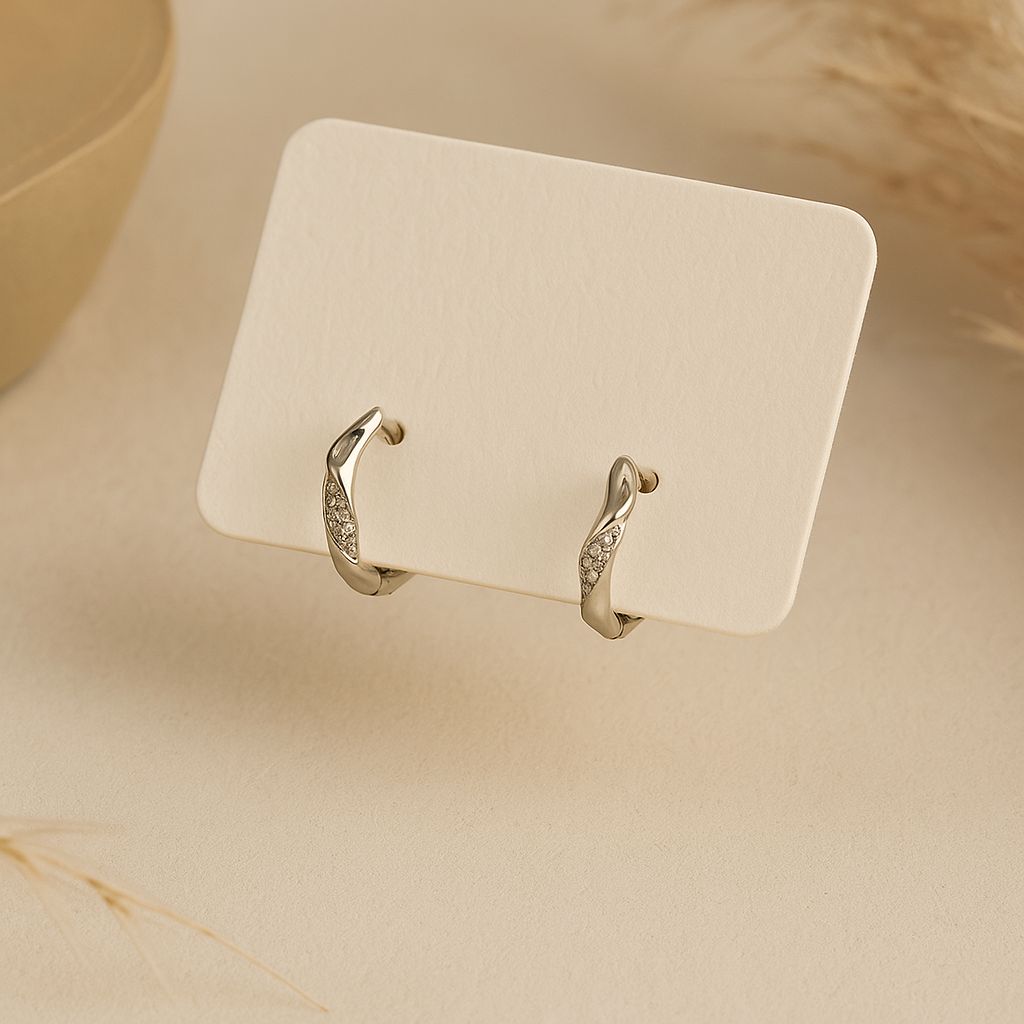 Bold Twisted Hoop Earrings