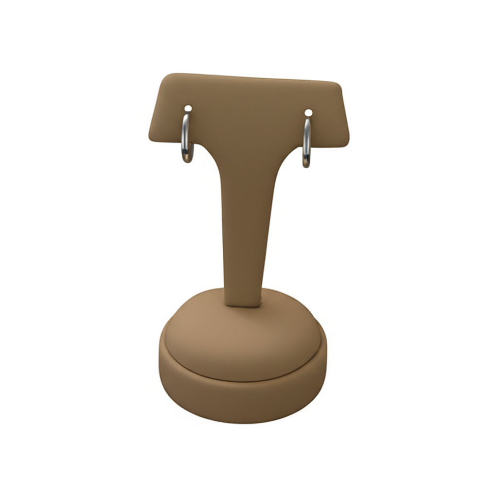 Rhodium Huggie Earrings