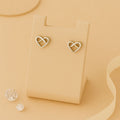 Eternal Heart Stud Earrings
