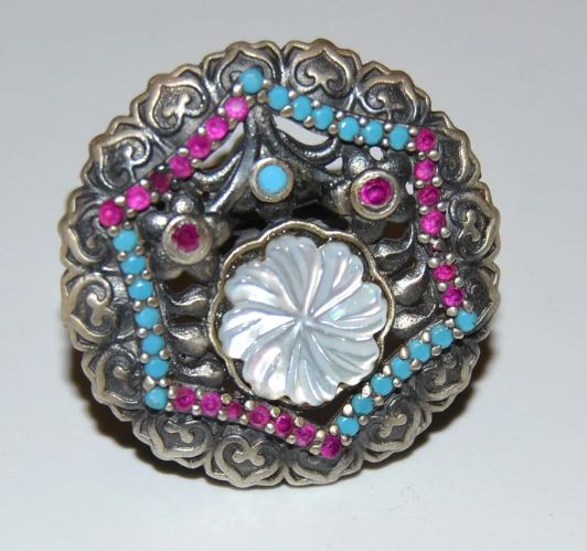 Filigree Floral Statement Ring