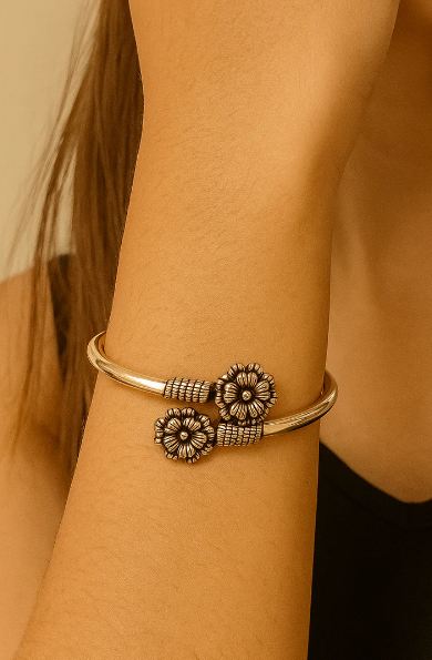 Floral Cuff Bracelet