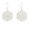 Flower of Life Dangle Earrings