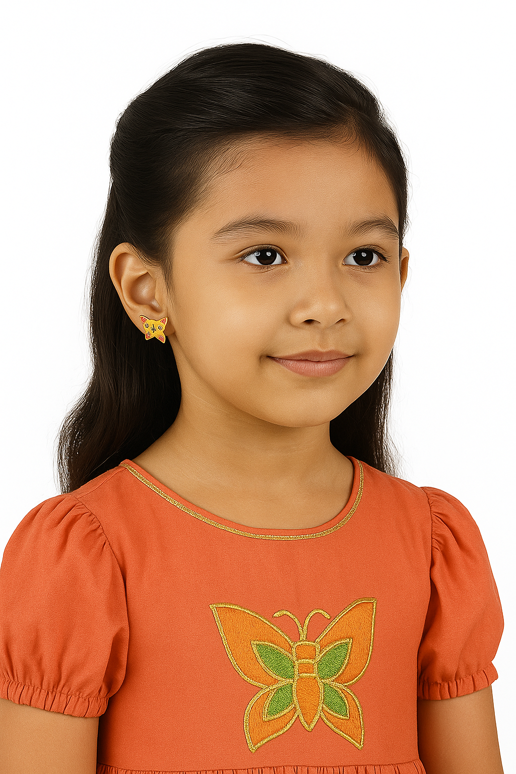 Flutter Butterfly Studs