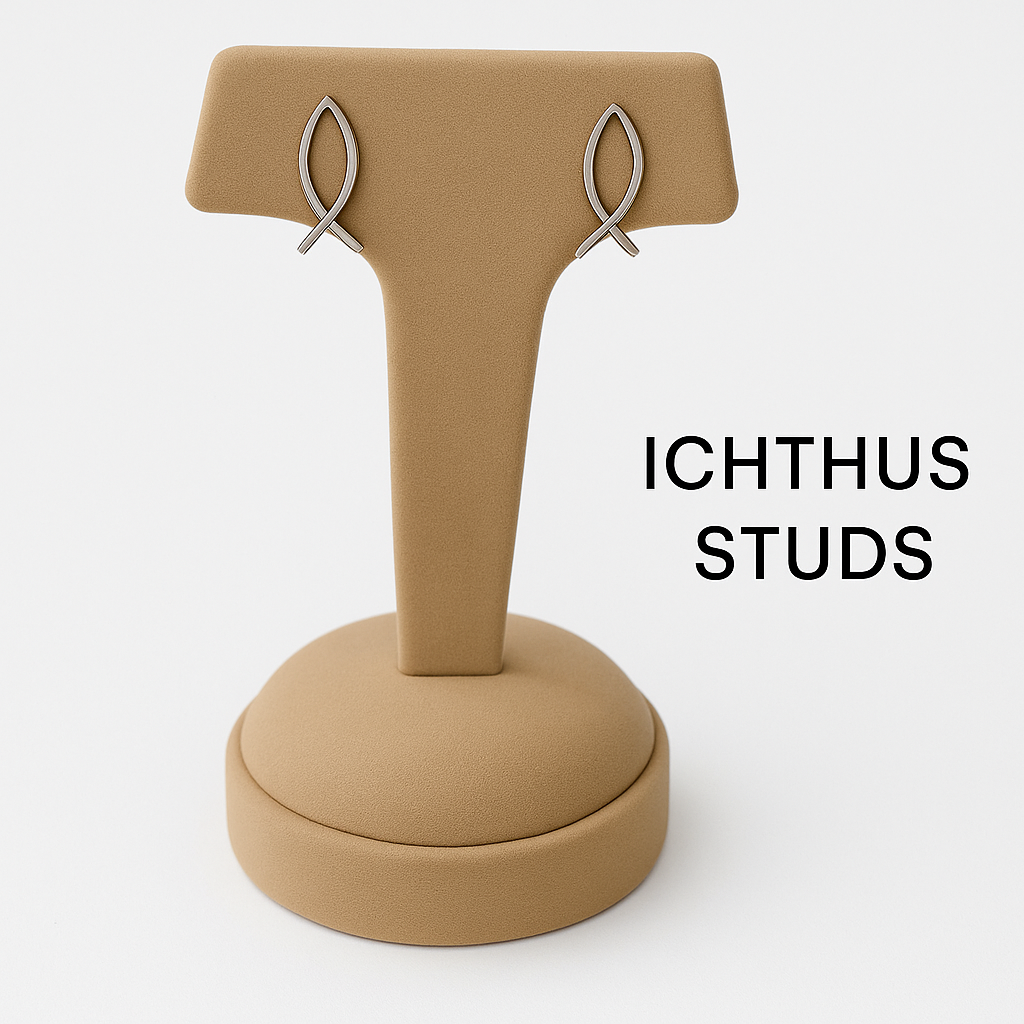 Ichthus Stud Earrings