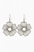 Intricate Filigree Flower Earrings