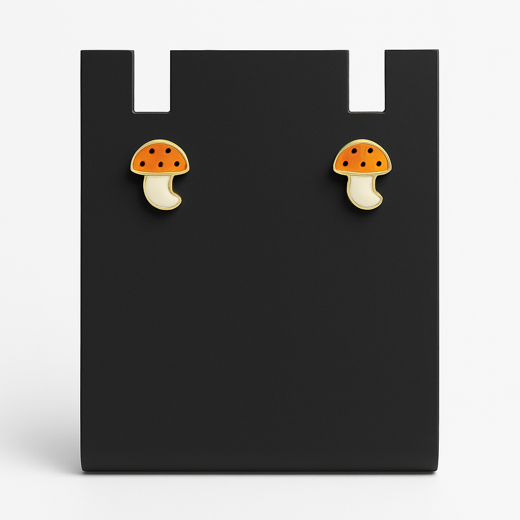 Magic Mushroom Studs
