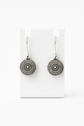 Oxidised Mandala Earrings