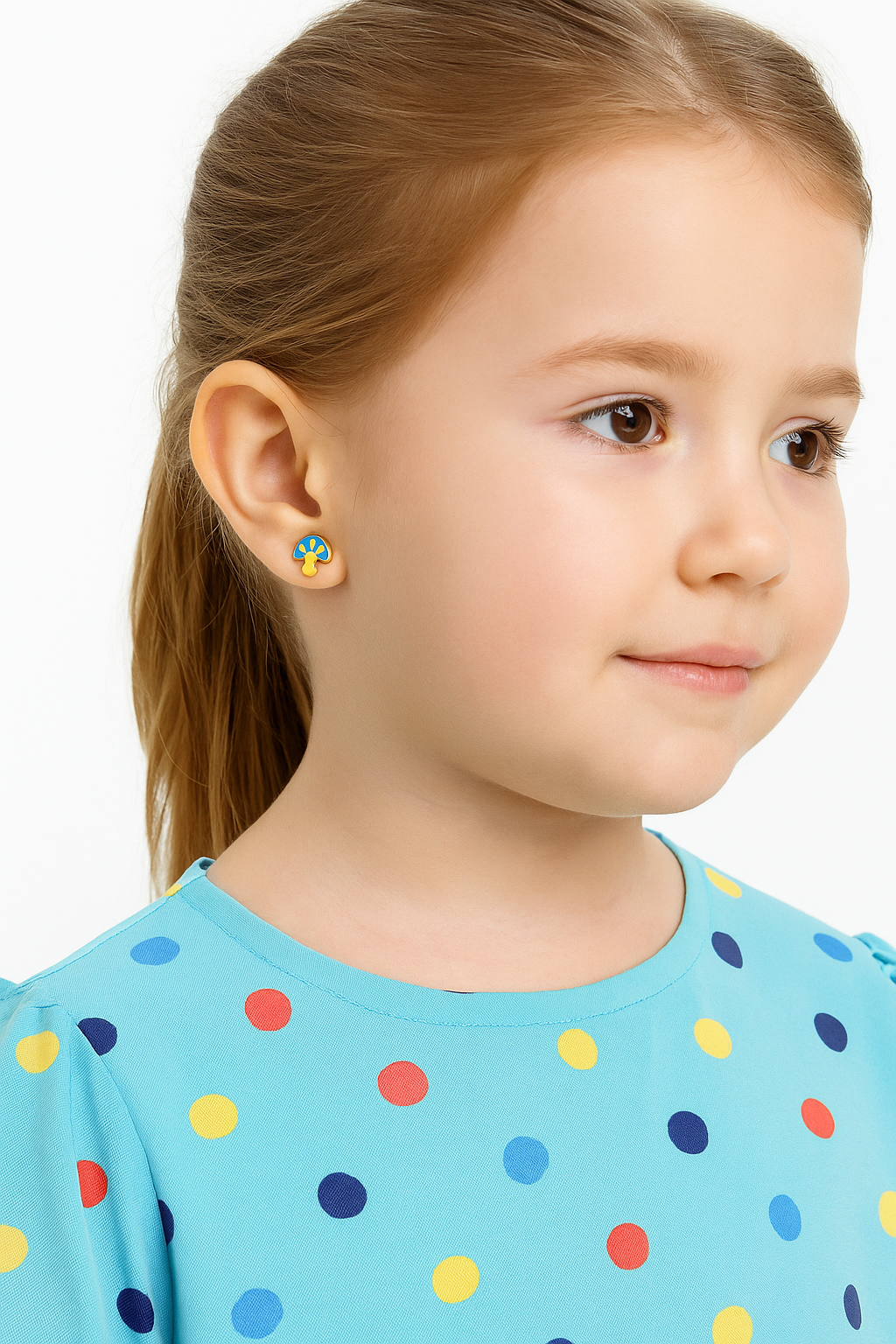 Playful Mushroom Stud