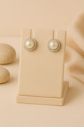 Radiant Pearl Stud Earrings
