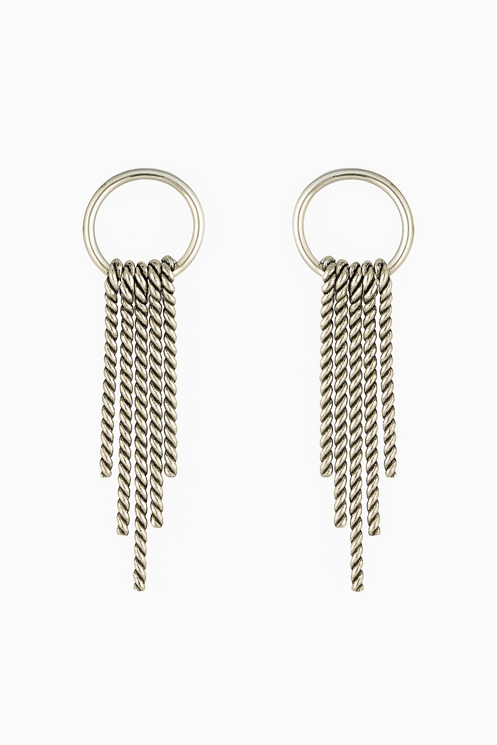 Rope Tassel Dangle Earrings