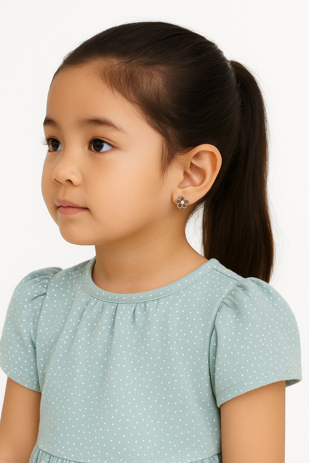 Sparkle Flower Studs