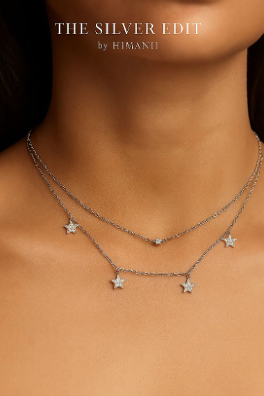Stellar Sparkle Layered Necklace