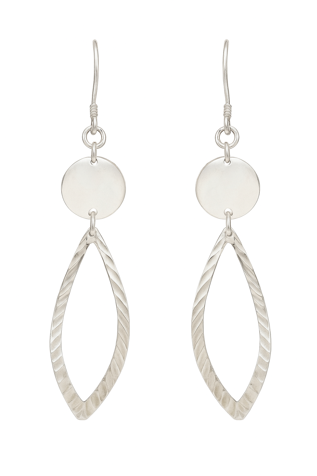 Textured Teardrop Earrings