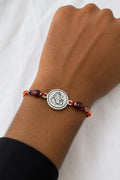 Shree Ganesha Engraved Silver Rakhi – Traditional Ganpati Rakhi