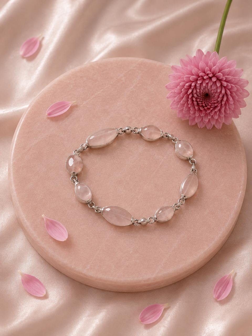 Celestial Line Sparkle Bracelet– 925 Sterling Silver Elegance