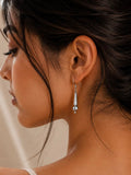 Minimal Drop Earrings – 925 Sterling Silver Elegance