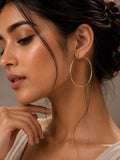 Classic Large Hoop Earrings – 925 Sterling Silver Minimal