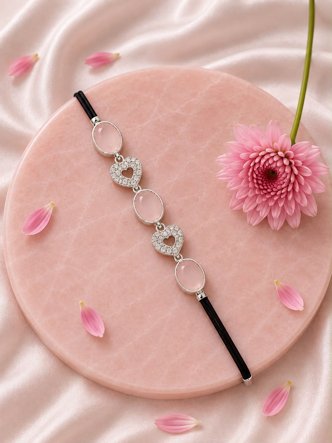 Halo Bloom Bracelet– 925 Sterling Silver Elegance